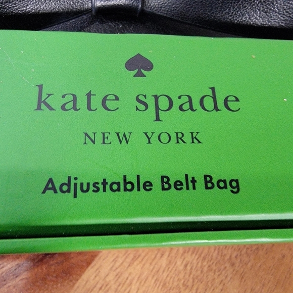 NEW Kate Spade Black Leather Belt Bag with Bow Detail - Picture 6 of 13
